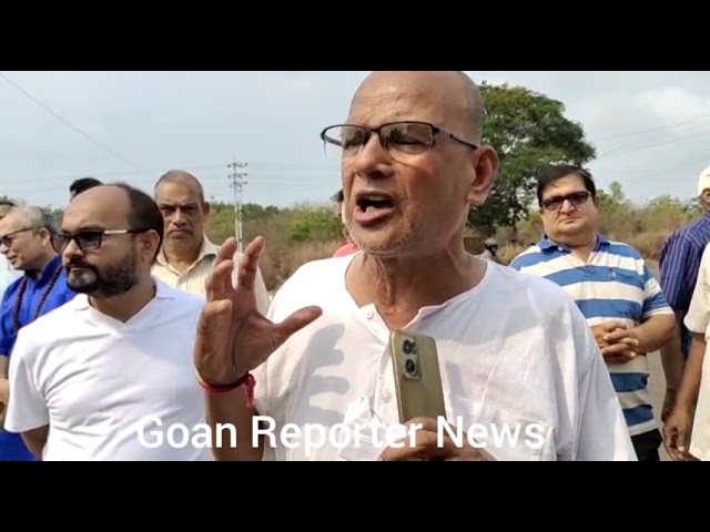 Goan Reporter News: Cortalim MLA Anton Vas Inspects Non Functional ...